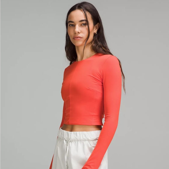 lululemon athletica Tops - Tight-Fit Lined Long-Sleeve Shirt NWT